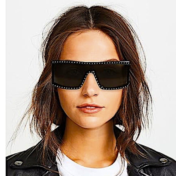 Moschino 99mm Shield Sunglasses